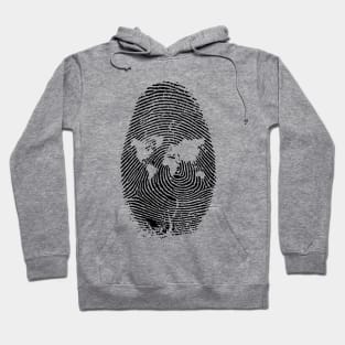 Finger Print Of The World Hoodie